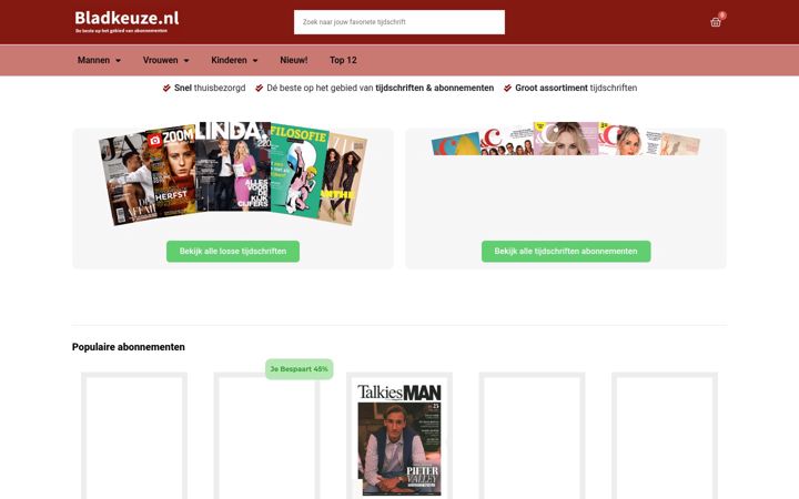 Screenshot of bladkeuze.nl