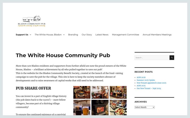 Skærmbillede af bladoncommunitypub.org