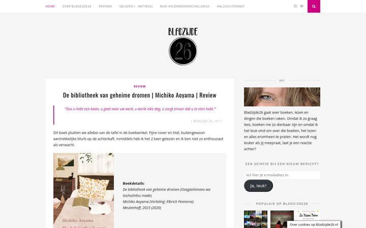 Screenshot of bladzijde26.com