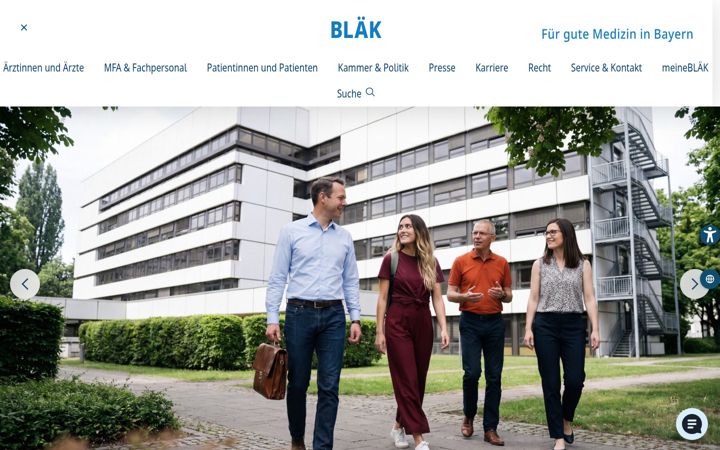 Screenshot of blaek.de