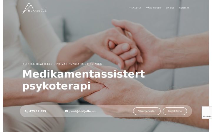 Screenshot of blafjelle.no