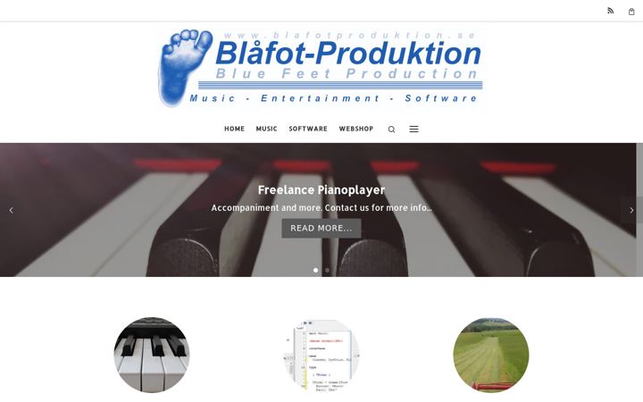 Screenshot of blafotproduktion.se