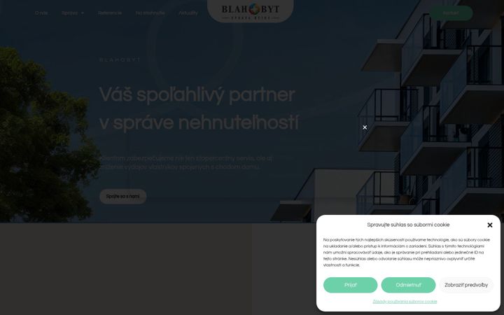 Screenshot of blahobyt.sk