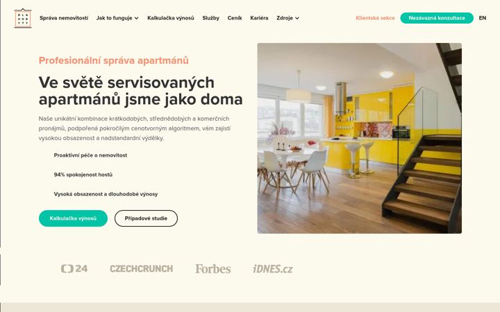 Screenshot of blahobyty.cz