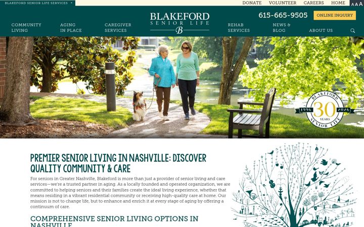Screenshot van blakeford.com