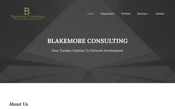 Screenshot of blakemore-consulting.com
