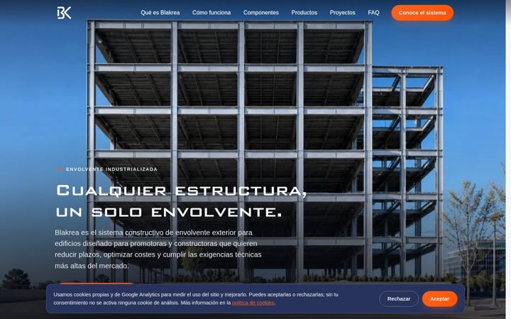 Screenshot of blakrea.com