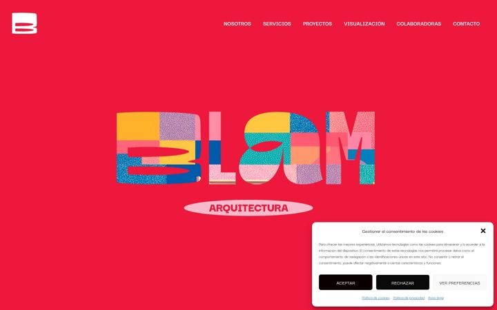 Snimka zaslona za blam-estudio.com