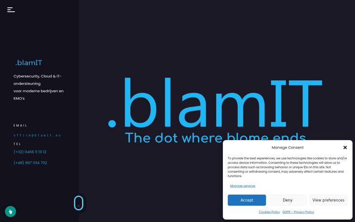 Screenshot of blamit.eu