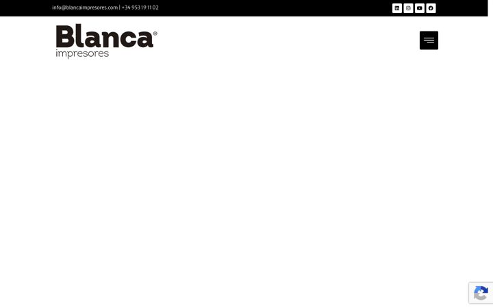 Ekrano kopija blancaimpresores.com