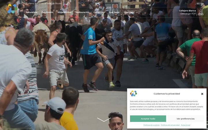 Ekrano kopija blancaturistica.com