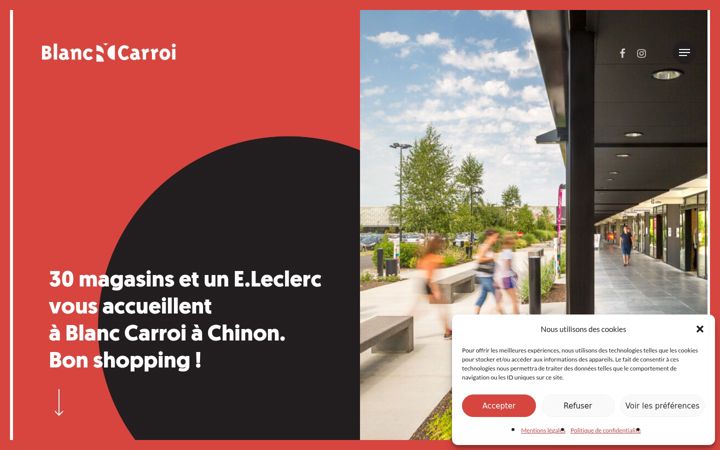 Screenshot of blanccarroi.fr