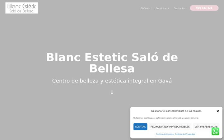 Képernyőkép: blancestetic.com