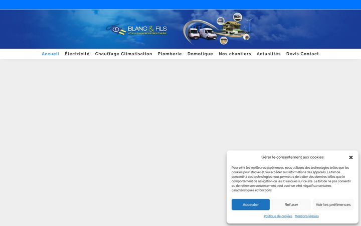 Ekrano kopija blancetfils.com