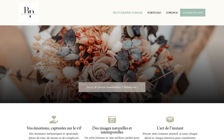 Skærmbillede af blanchartphotographie.com