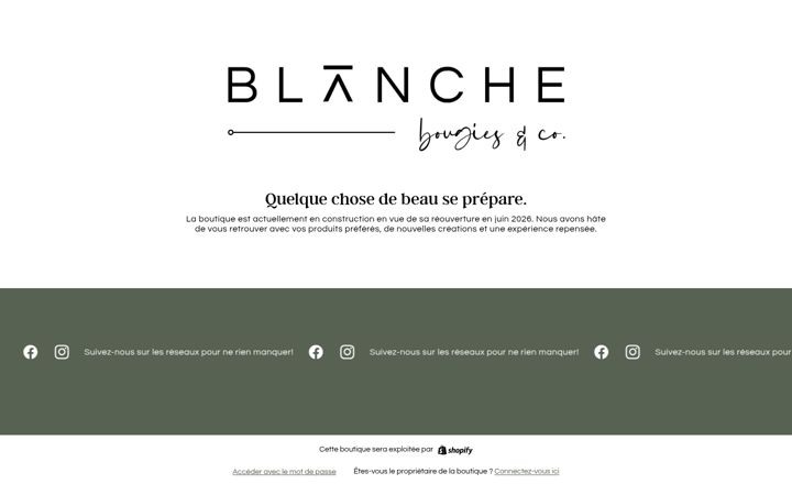 Screenshot of blanchebougies.ca