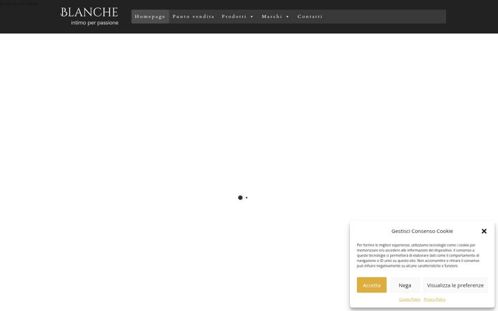 Captură de ecran a blancheintimo.it