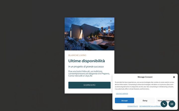 Screenshot of blancheliving.it