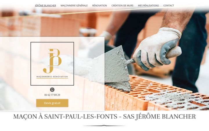 Screenshot of blancher-jerome.fr