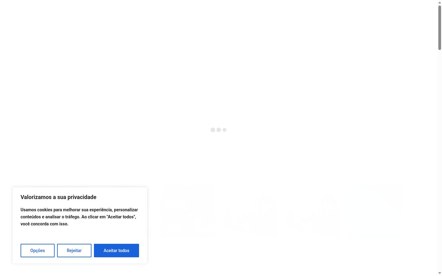 Screenshot van de toestemmingsbanner zoals getoond vóór enige interactie