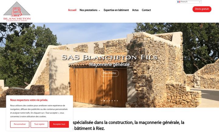 Zrzut ekranu blanchetonfils.com