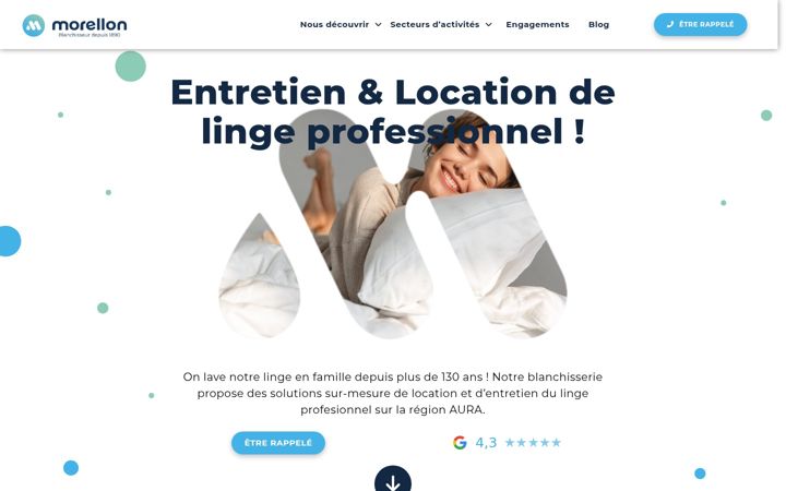 Capture d'écran de blanchisseriemorellon.com