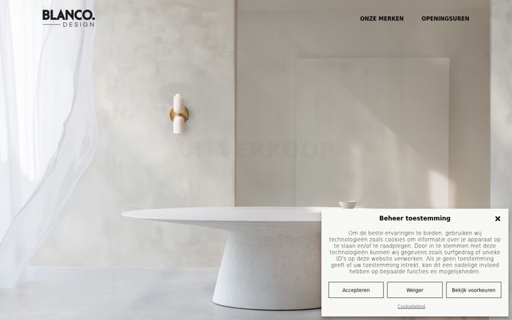 Screenshot of blancodesign.be