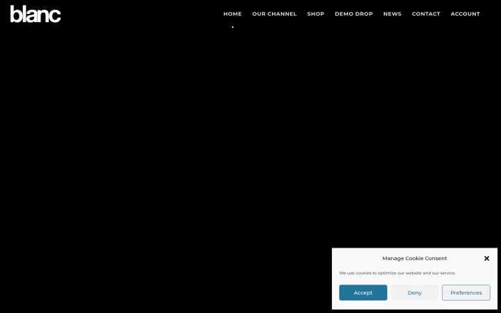 Screenshot ta' blancofficial.com