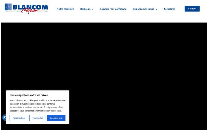 Screenshot of blancom.fr