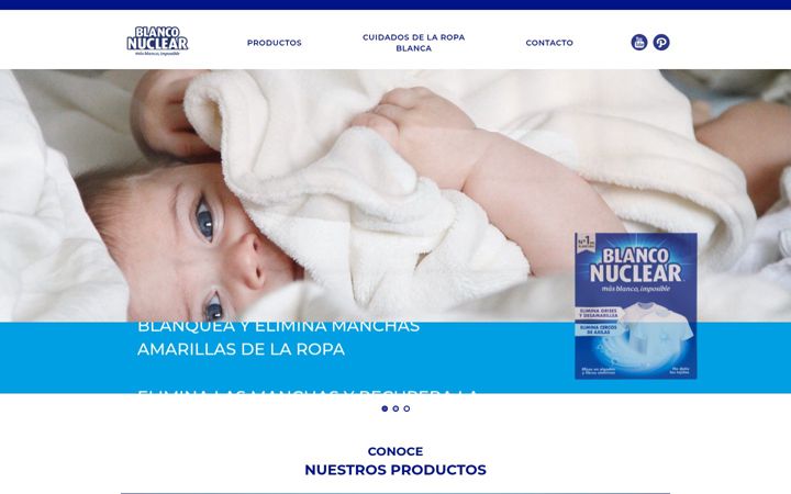 Screenshot of blanconuclear.es