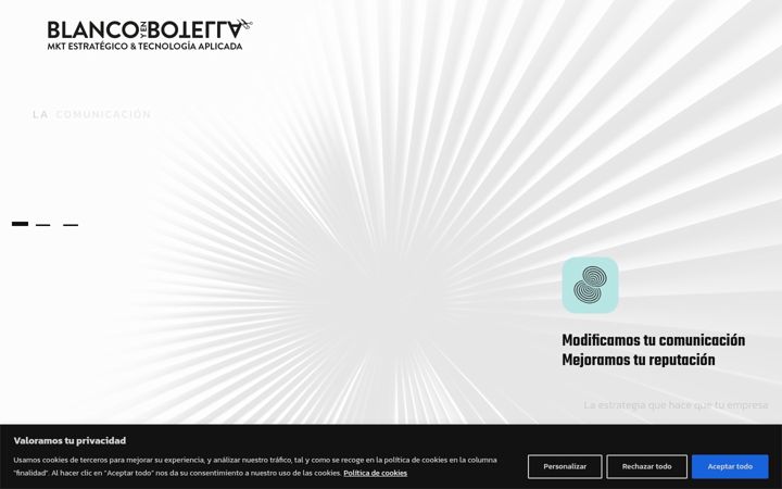 Screenshot di blancoyenbotella.es