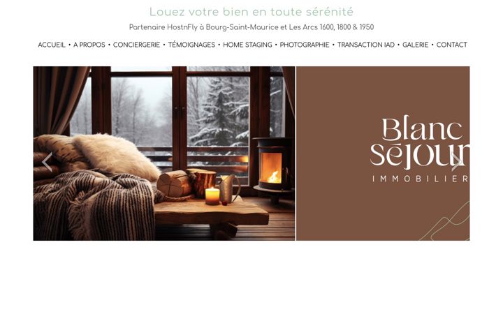 Screenshot di blancsejour.com