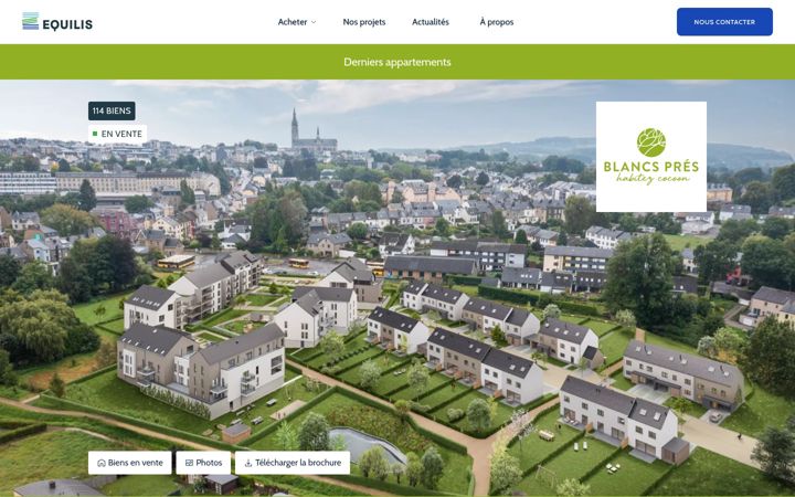 Screenshot of blancspres.be