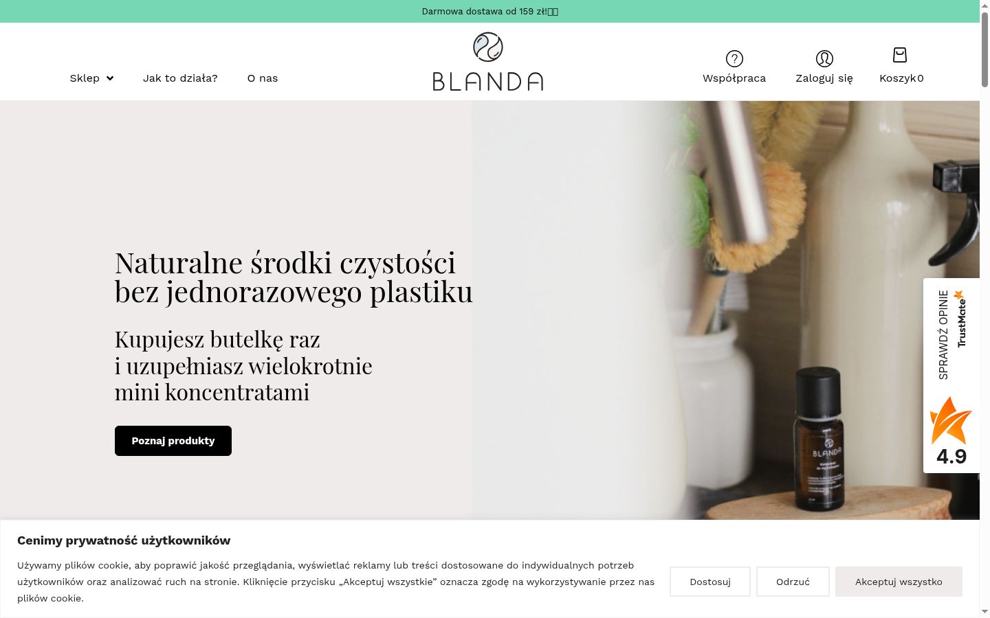 Screenshot tal-banner tal-kunsens muri qabel kwalunkwe interazzjoni