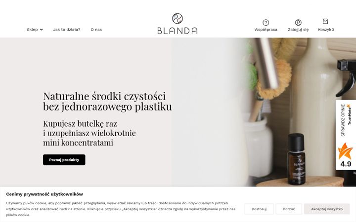 Screenshot ta' blanda.pl