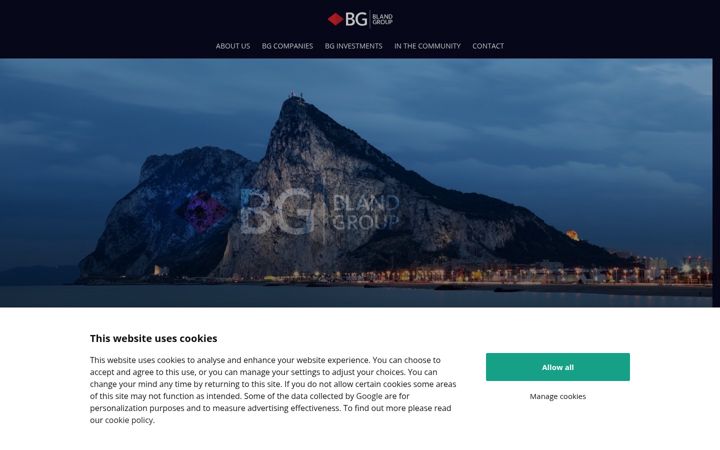 Screenshot of blandgroup.com