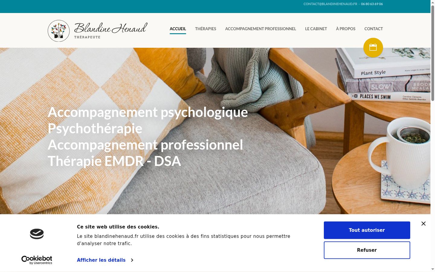 Screenshot van de toestemmingsbanner zoals getoond vóór enige interactie