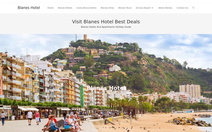 Screenshot of blaneshotel.com