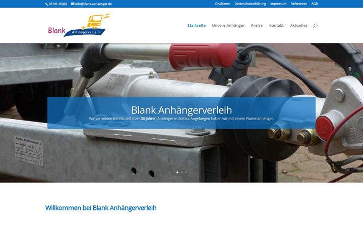 Screenshot of blank-anhaenger.de