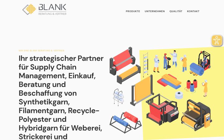 Skjermbilde av blank-beratung.com