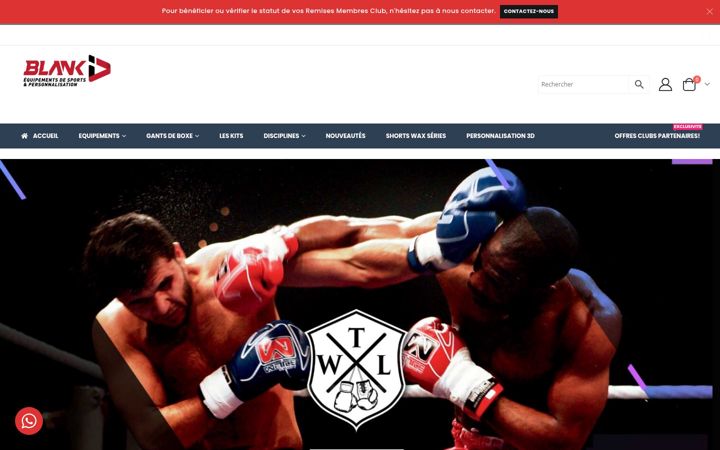 Screenshot of blank-id.com