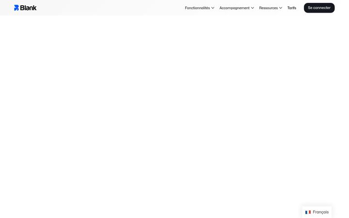 Screenshot of blank.app