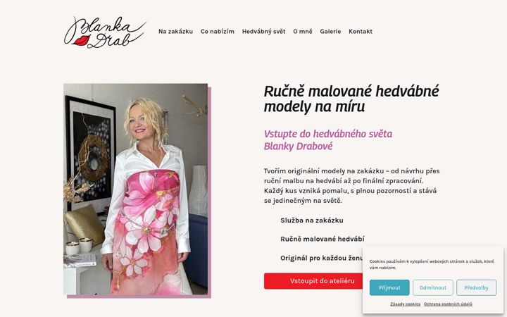 Screenshot of blankadrab.cz