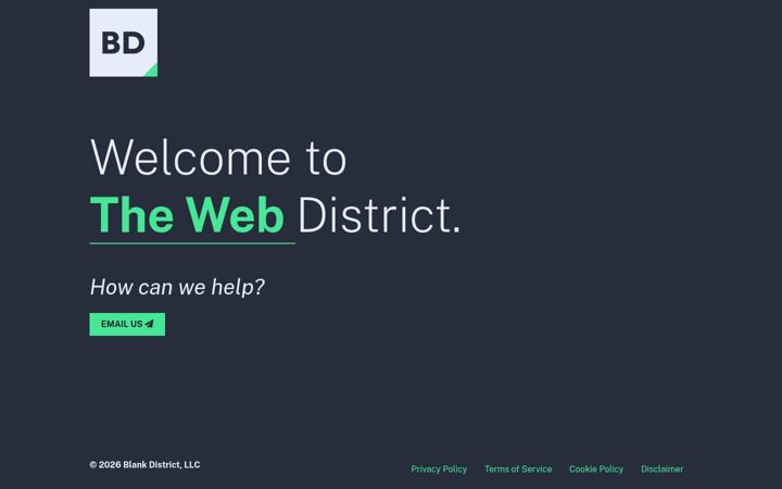 Screenshot of blankdistrict.com