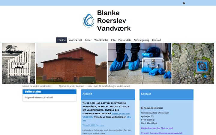 Screenshot of blankeroerslevvand.dk
