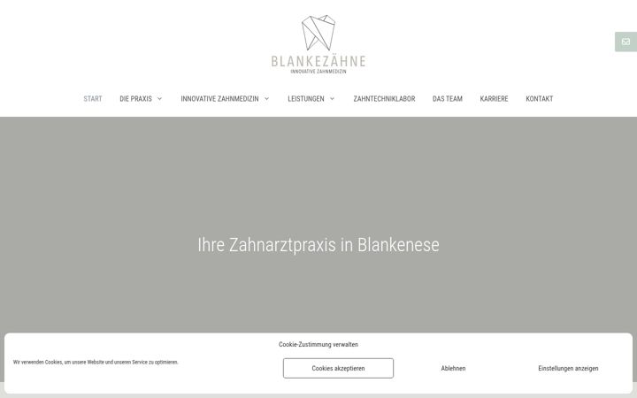 Screenshot of blankezaehne.de
