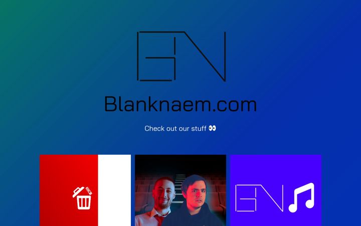 Kuvakaappaus sivustosta blanknaem.com