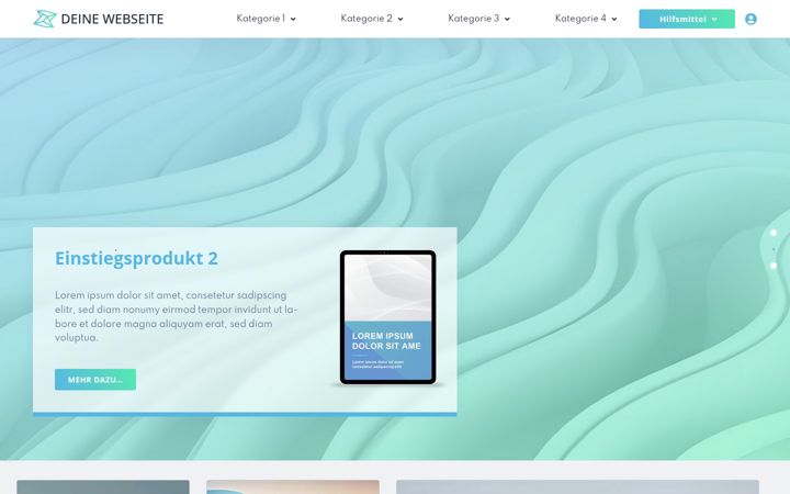 Skärmbild av blanko-webseite.de