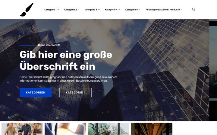 Screenshot of blanko96.de