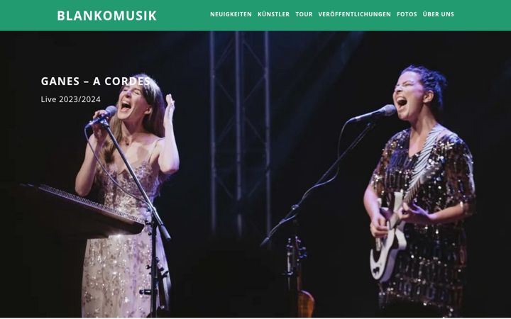 Screenshot of blankomusik.de